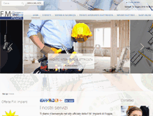 Tablet Screenshot of fmimpianti.com